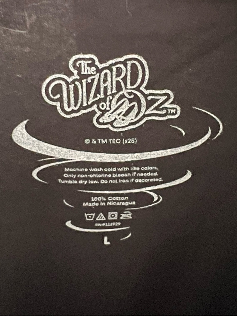 The Wizard of Oz (Sphere) Silhouette Kids Tee - Black & Blue - Picture 5 of 5